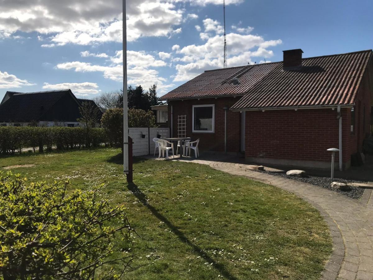 Ferienwohnung Lille Rode Hus Mando Ribe Exterior foto
